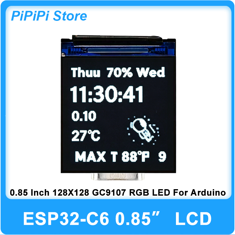 Esp32 Uart Module - ESP32 C6 0.85인치 128X128 IPS 스크린