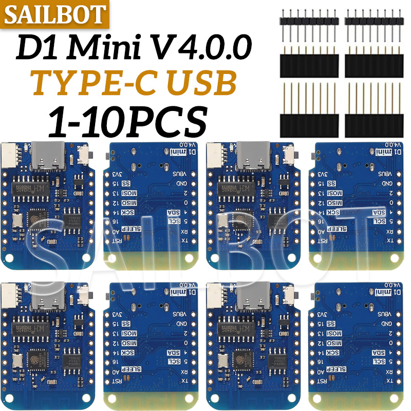 Esp8266 Nodemcu - 1-10PCS WeMos D1 미니 ESP8266 WIFI