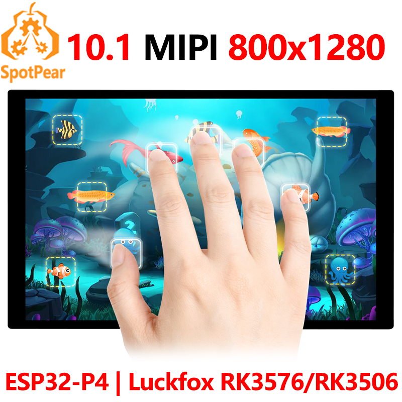 Esp32 P4 - ESP32-P4/Luckfox-Omni3576/Luckfox-Lyra-RK3506용 라즈베리 파이 10.1인치 LCD DSI