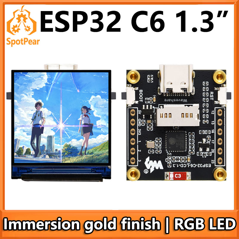 Espressif Esp32 - ESP32-C6 LCD 개발 보드 1.3인치 디스플레이