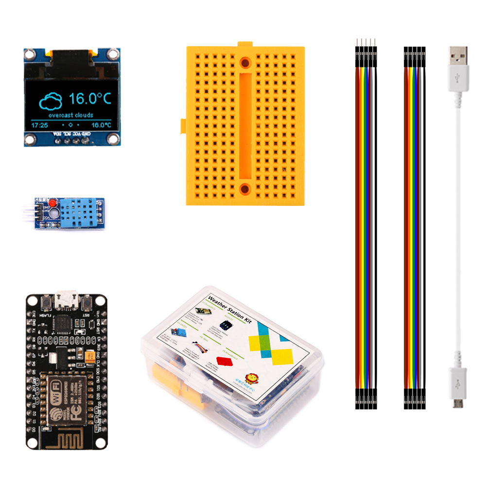 Esp8266 Nodemcu - ESP8266 기상 관측소 DIY 키트, 온도