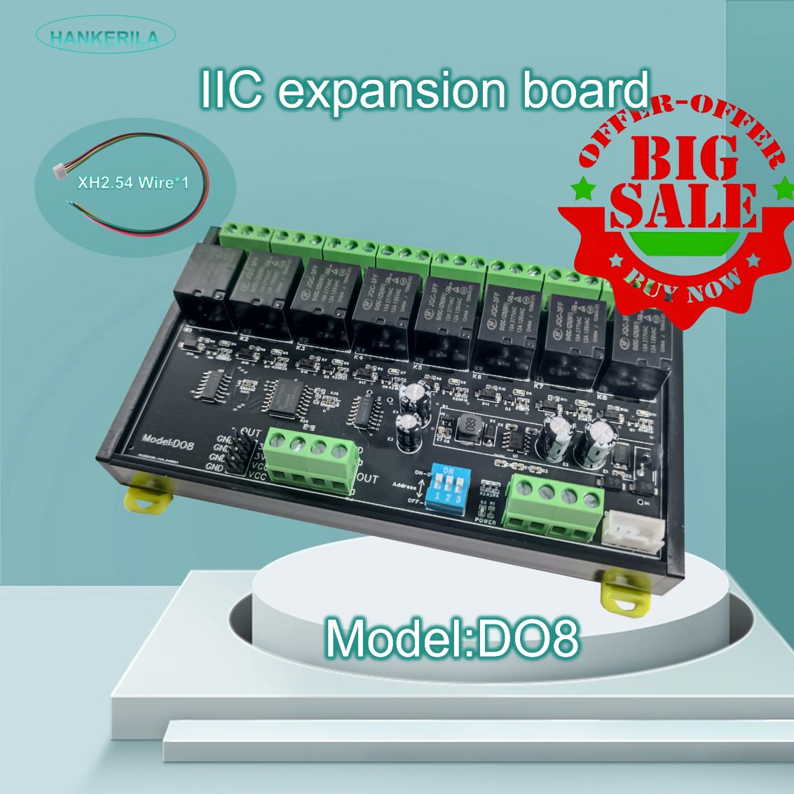 Espressif Esp32 - I2C 익스텐션 릴레이 보드, I2C 주소