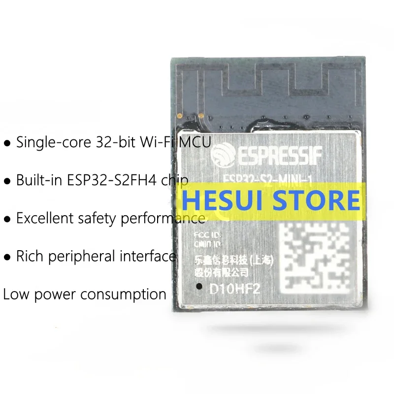 Esp32 S2 - 오리지널 정품 ESP32-S2-MINI-1(4MB) 단일 코어 32비트