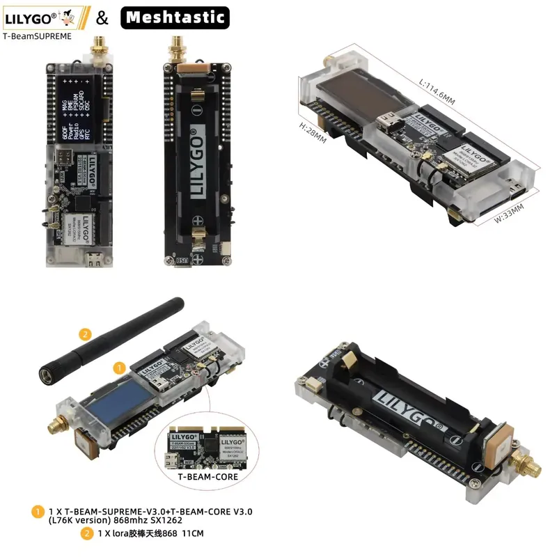 Esp32 - LILYGO T-Beam ESP32-S3 SX1262 메쉬타스틱 모듈