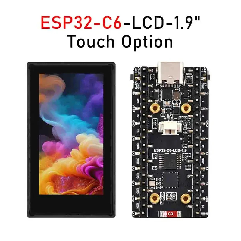 Esp32 C6 - ESP32-C6 1.9인치 LCD 화면 개발 보드