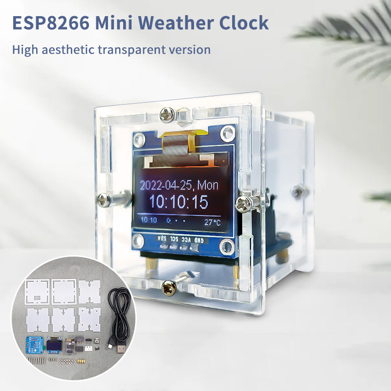 ESP8266 미니 날씨 시계 키트 DIY 납땜 프로젝 - Esp8266 리뷰 및 가격