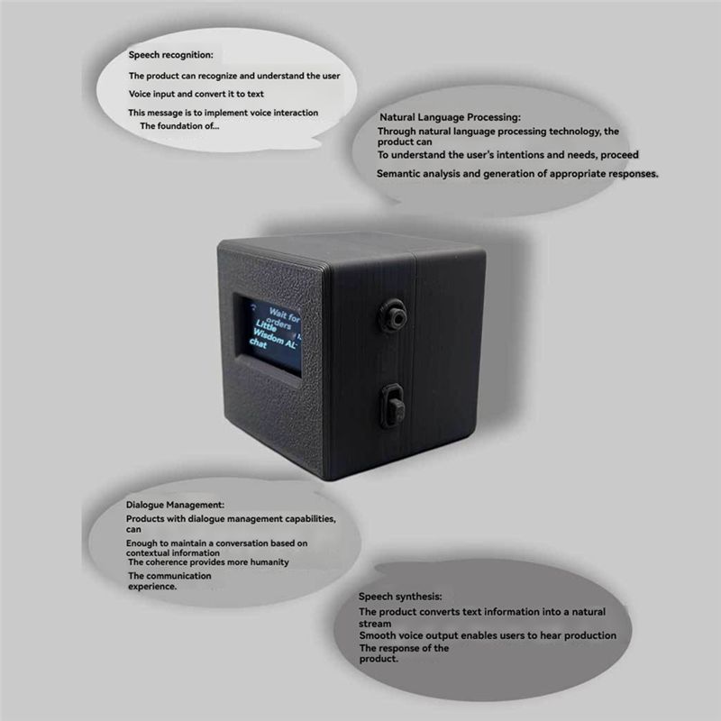 스마트-포 딥시크 샤오지 AI 음성 채팅 로봇 박스 E - Esp32 C3 리뷰 및 가격