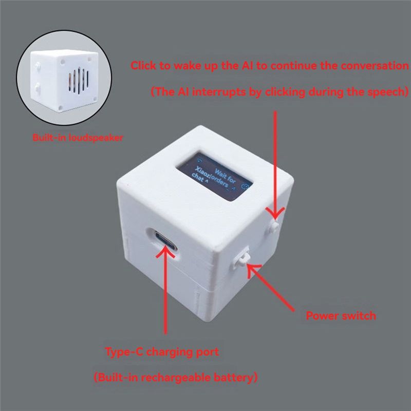 스마트-포 딥시크 샤오지 AI 음성 채팅 로봇 박스 E - Esp32 C3 리뷰 및 가격