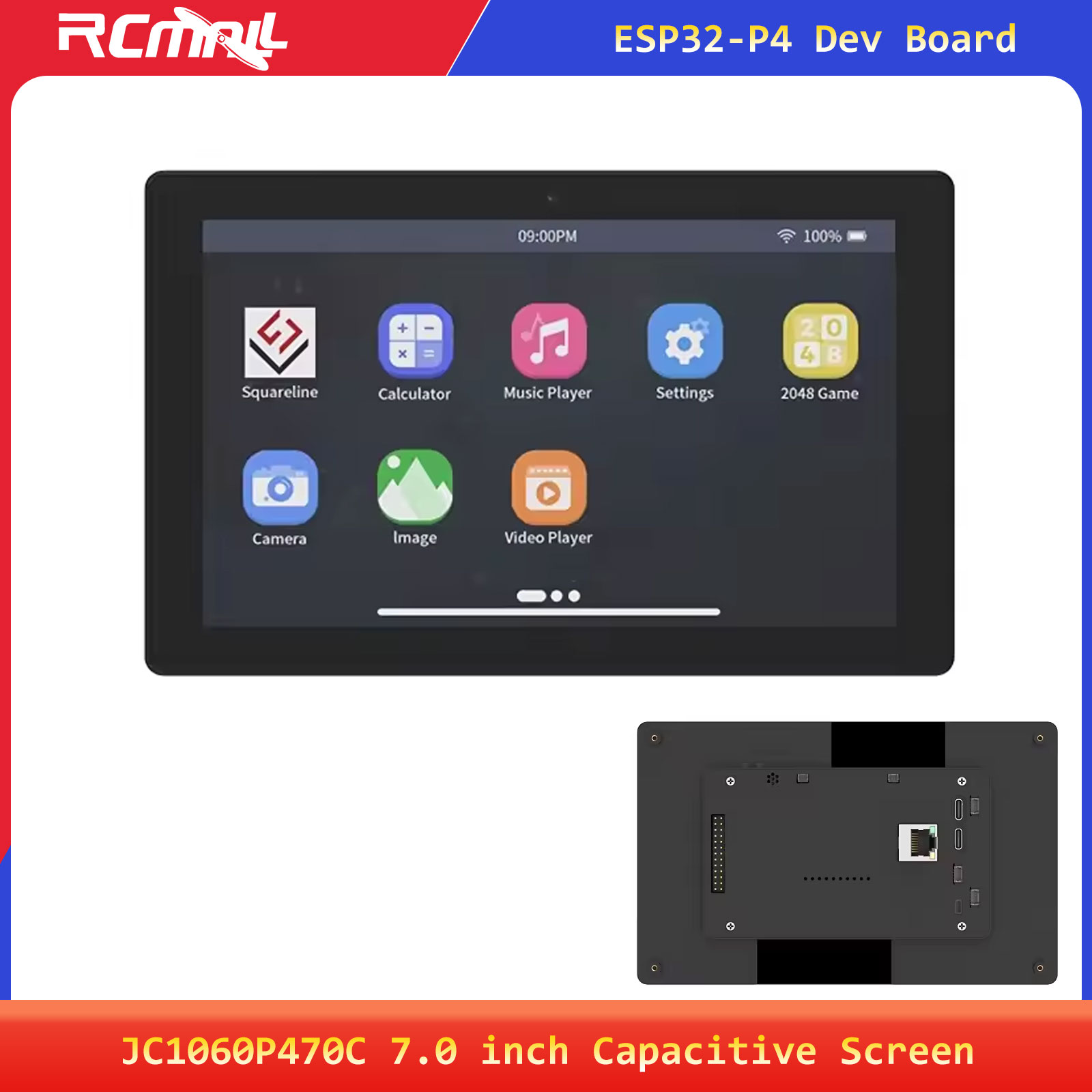 JC1060P470C 7.0인치 1024x600 IPS - Esp32 C6 리뷰 및 가격