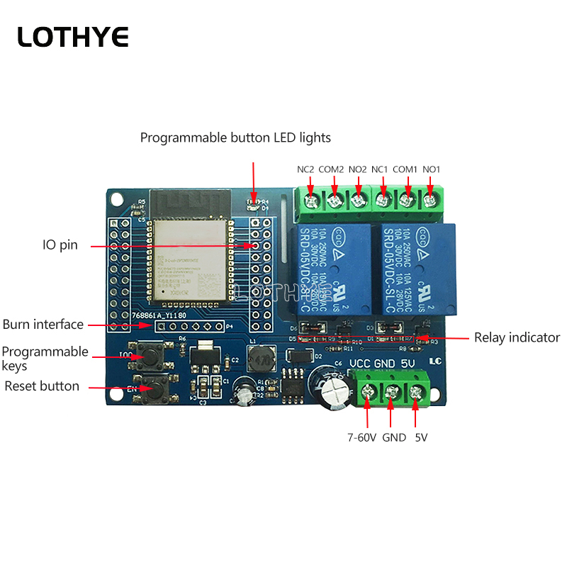 ESP32 듀얼 채널 Wifi 블루투스 릴레이 모듈 보 - Esp32 Wifi Bluetooth Module 리뷰 및 가격