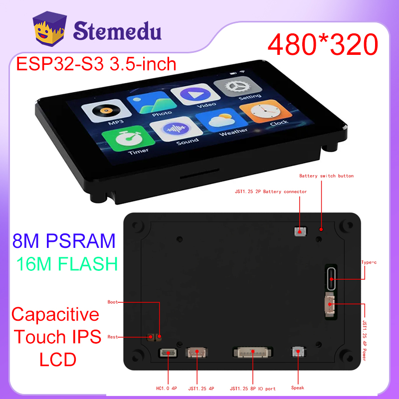 미니 ESP32-S3 정전식 터치 IPS 모듈, 아두이 - Espressif Esp32 리뷰 및 가격