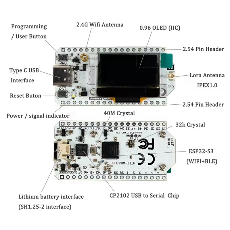 헬텍 로라32 V3 863-928MHZ ESP32 로라 - Esp32 리뷰 및 가격