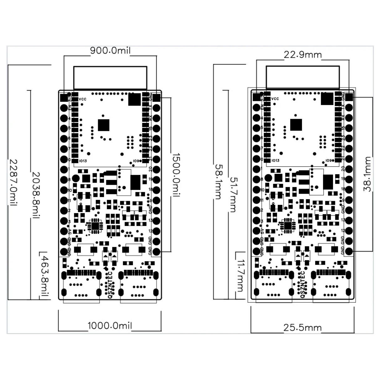 ESP32-C6-DevKitC-1 ESP32-C6 코어 - Esp32 S2 리뷰 및 가격