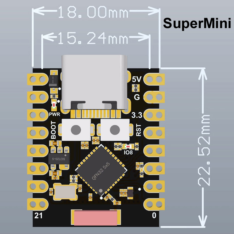 ESP32-S3 슈퍼미니 프로 미니 개발 보드, Wi- - Esp32 Wifi Bluetooth Module 리뷰 및 가격