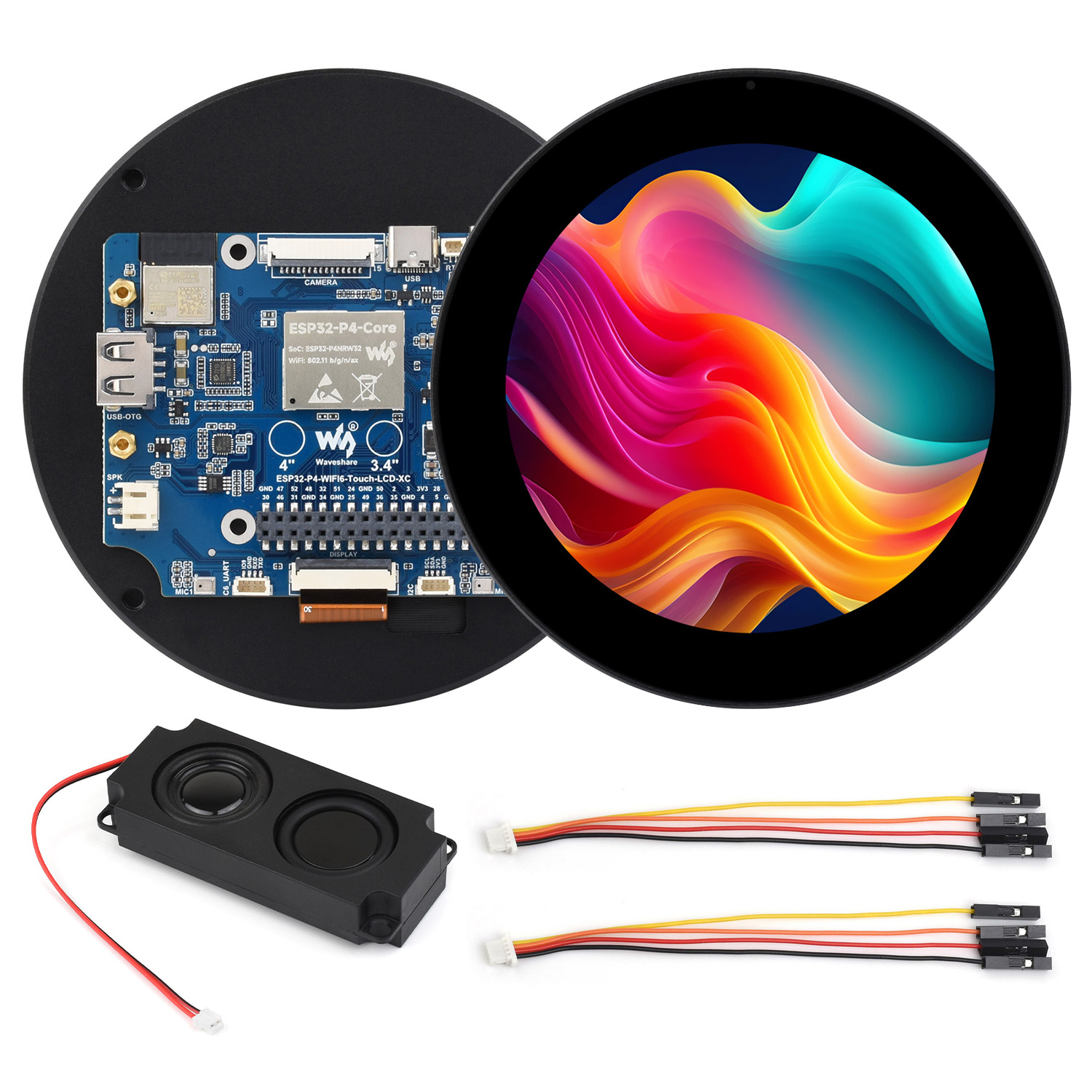 ESP32-P4 3.4/4인치 원형 터치 디스플레이 개 - Esp32 Uart Module 리뷰 및 가격