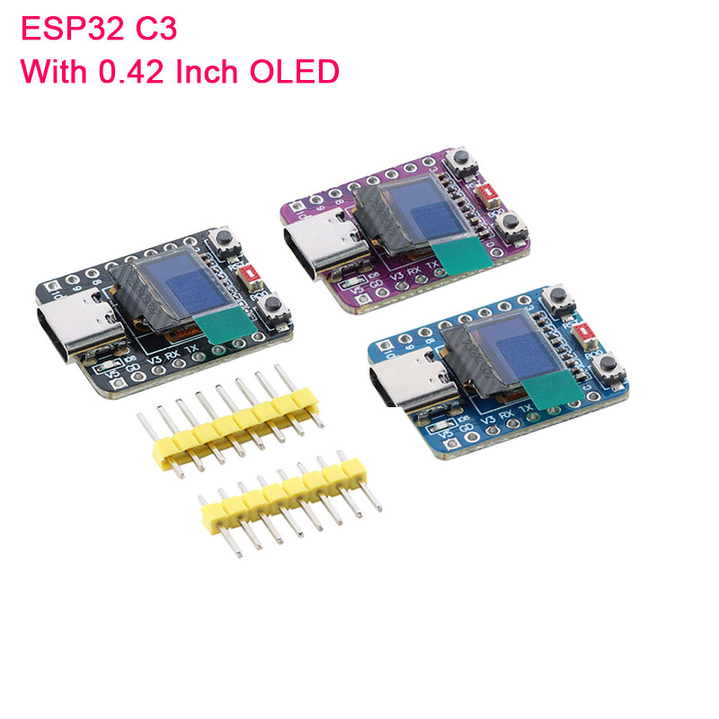 ESP32-C3 0.42인치 화면 OLED 백색광 디스 - Esp32 C3 리뷰 및 가격