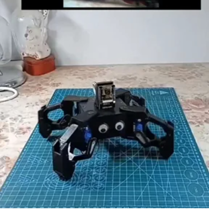 카메라 비디오가 장착된 SG90 비디오 로봇 스파이더  - Esp8266 리뷰 및 가격