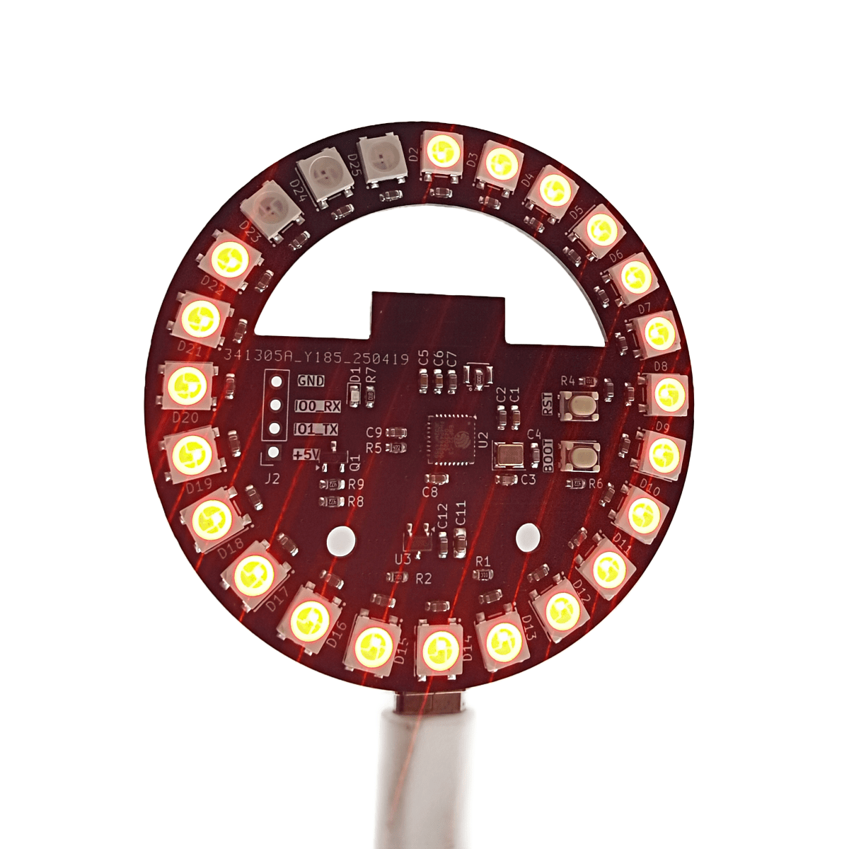 WLED ESP32-C3 개발 보드 원형 다채로운 조명 - Esp32 C3 리뷰 및 가격