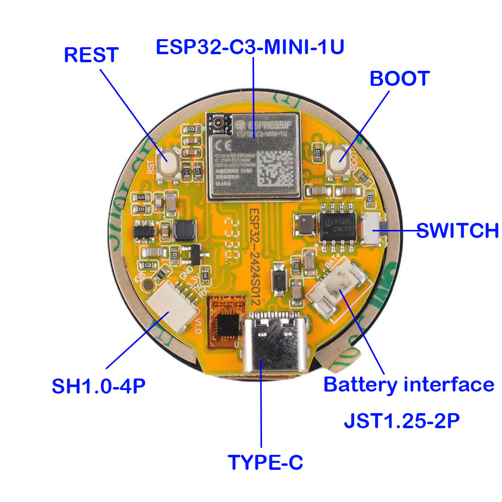 1.28인치 ESP32 디스플레이 ESP32-C3 Wi - Esp32 C3 리뷰 및 가격