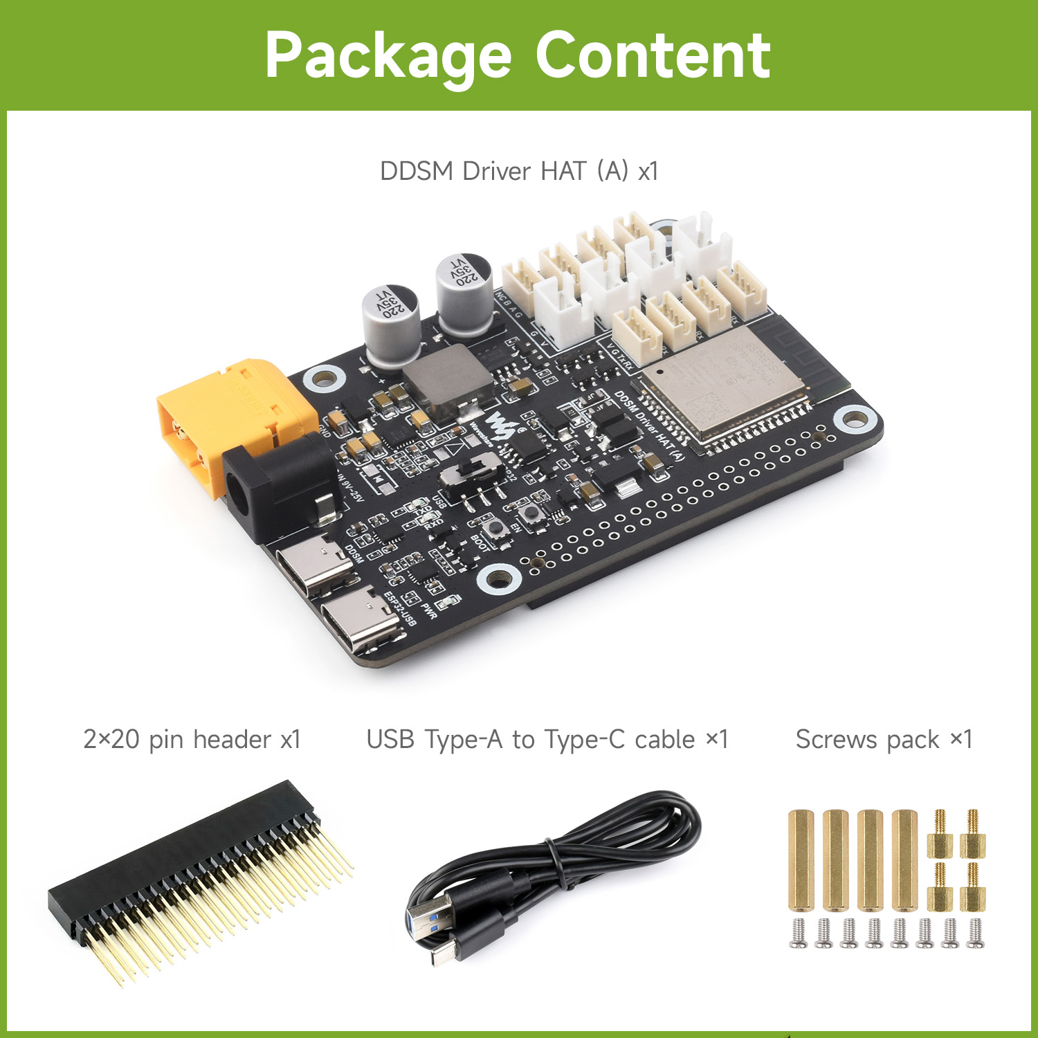 웨이브쉐어 다이렉트 드라이브 서보 모터 드라이버 보드, - Esp32 Uart Module 리뷰 및 가격